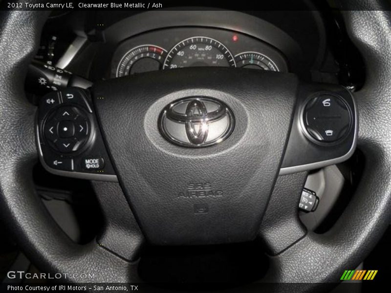 Clearwater Blue Metallic / Ash 2012 Toyota Camry LE