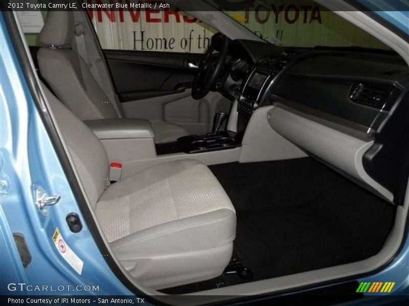 Clearwater Blue Metallic / Ash 2012 Toyota Camry LE