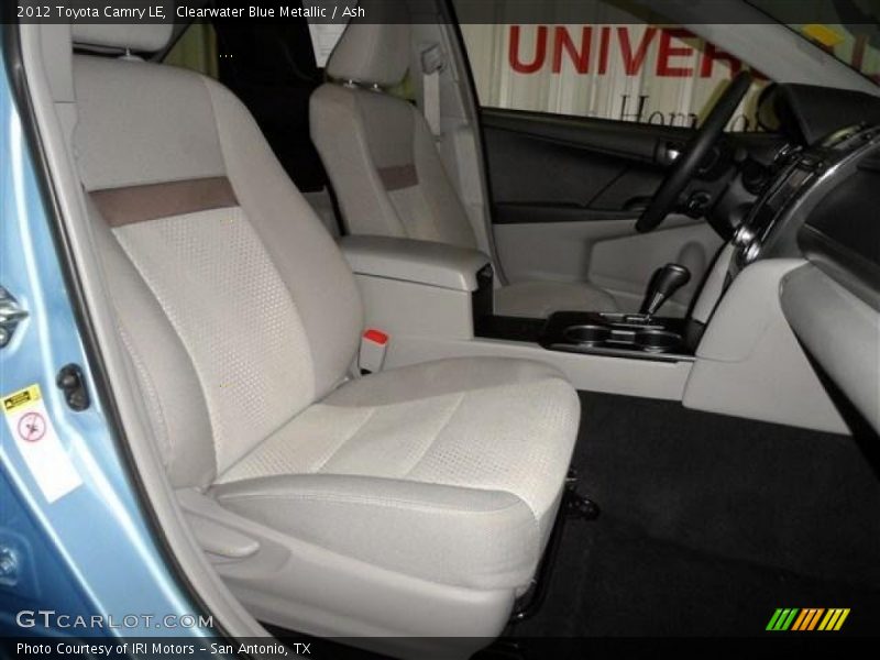 Clearwater Blue Metallic / Ash 2012 Toyota Camry LE