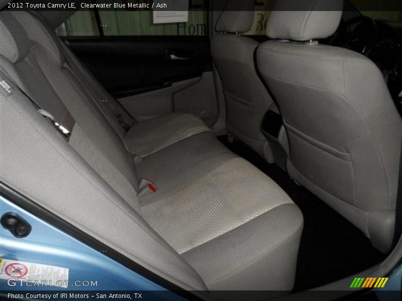Clearwater Blue Metallic / Ash 2012 Toyota Camry LE