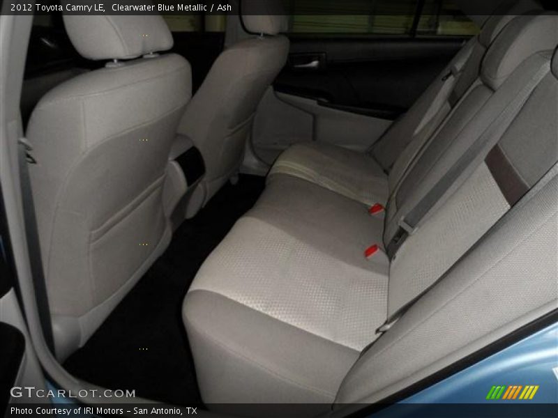 Clearwater Blue Metallic / Ash 2012 Toyota Camry LE