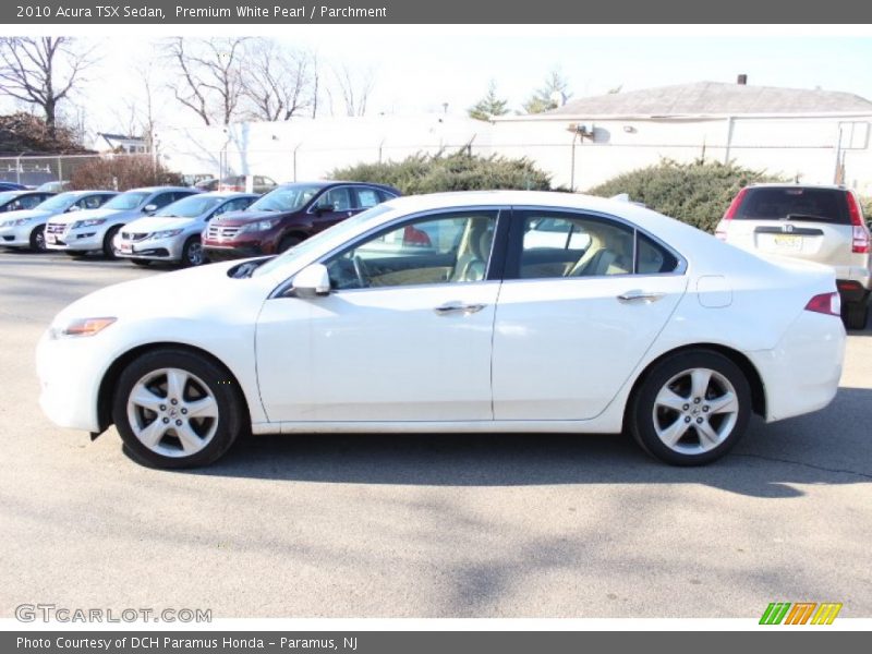 Premium White Pearl / Parchment 2010 Acura TSX Sedan