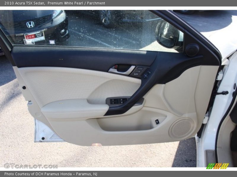Premium White Pearl / Parchment 2010 Acura TSX Sedan