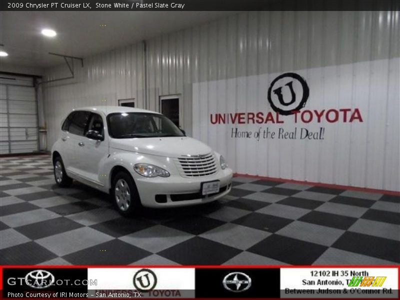 Stone White / Pastel Slate Gray 2009 Chrysler PT Cruiser LX