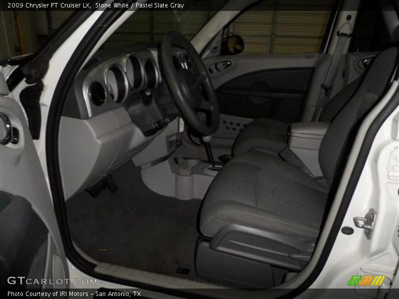 Stone White / Pastel Slate Gray 2009 Chrysler PT Cruiser LX