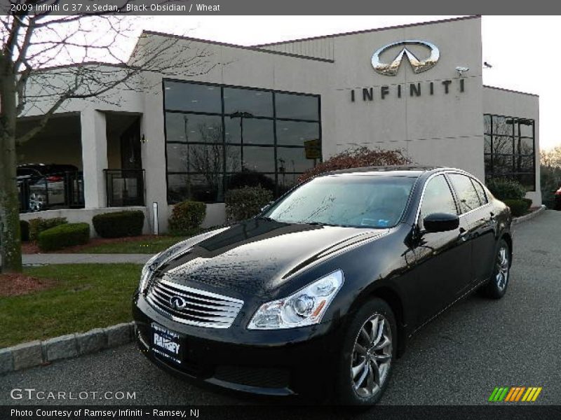Black Obsidian / Wheat 2009 Infiniti G 37 x Sedan