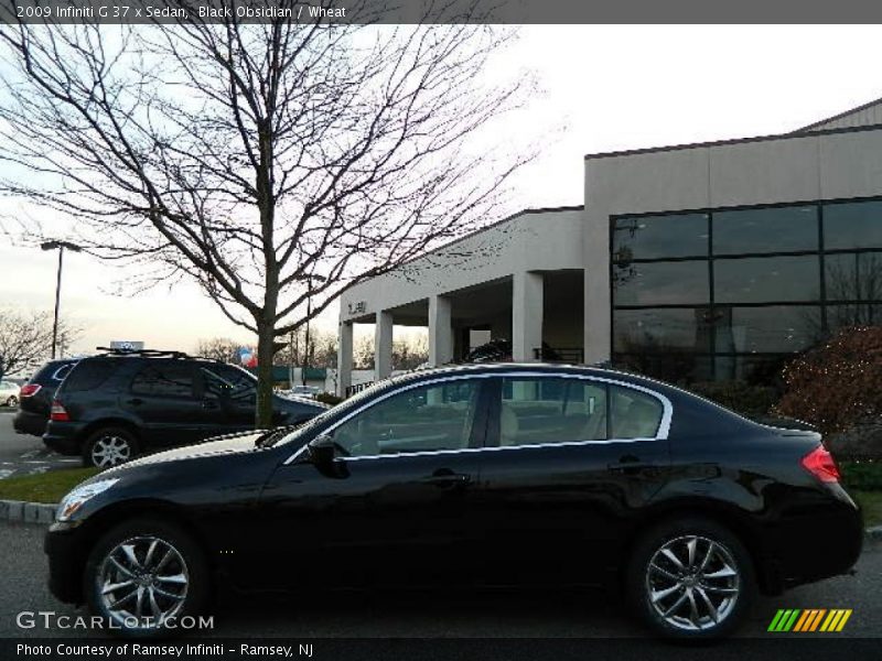 Black Obsidian / Wheat 2009 Infiniti G 37 x Sedan