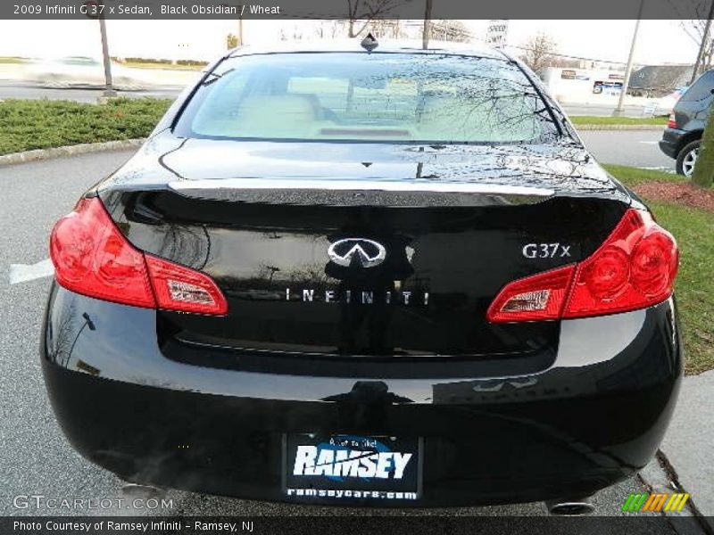 Black Obsidian / Wheat 2009 Infiniti G 37 x Sedan