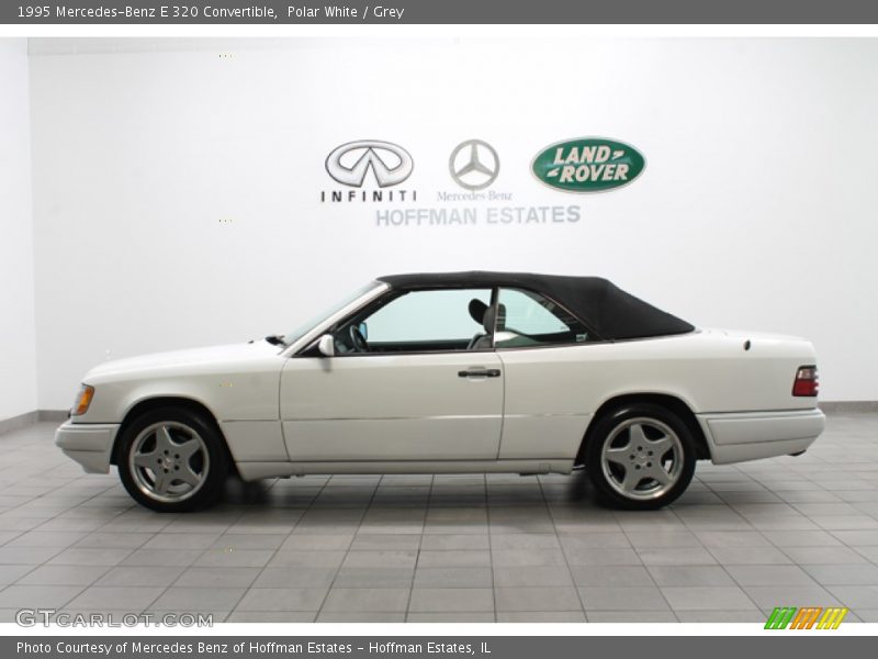 Polar White / Grey 1995 Mercedes-Benz E 320 Convertible
