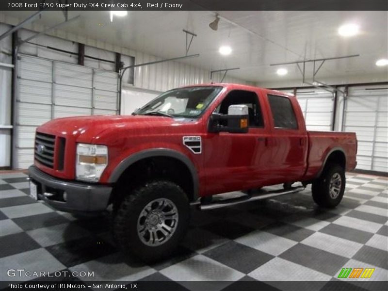 Red / Ebony 2008 Ford F250 Super Duty FX4 Crew Cab 4x4