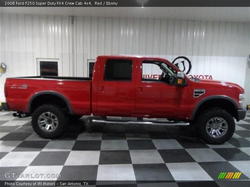 Red / Ebony 2008 Ford F250 Super Duty FX4 Crew Cab 4x4