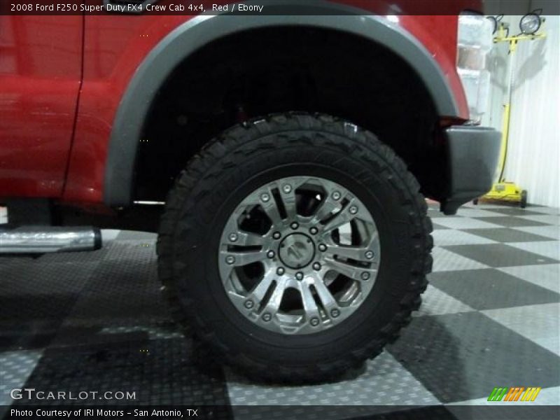 Red / Ebony 2008 Ford F250 Super Duty FX4 Crew Cab 4x4