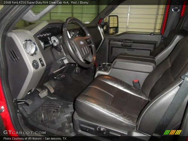 Red / Ebony 2008 Ford F250 Super Duty FX4 Crew Cab 4x4