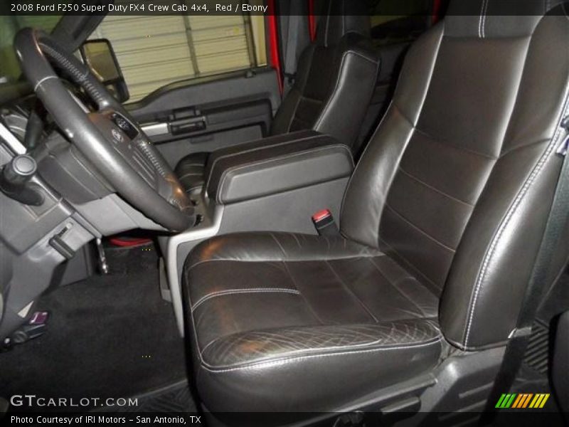 Red / Ebony 2008 Ford F250 Super Duty FX4 Crew Cab 4x4