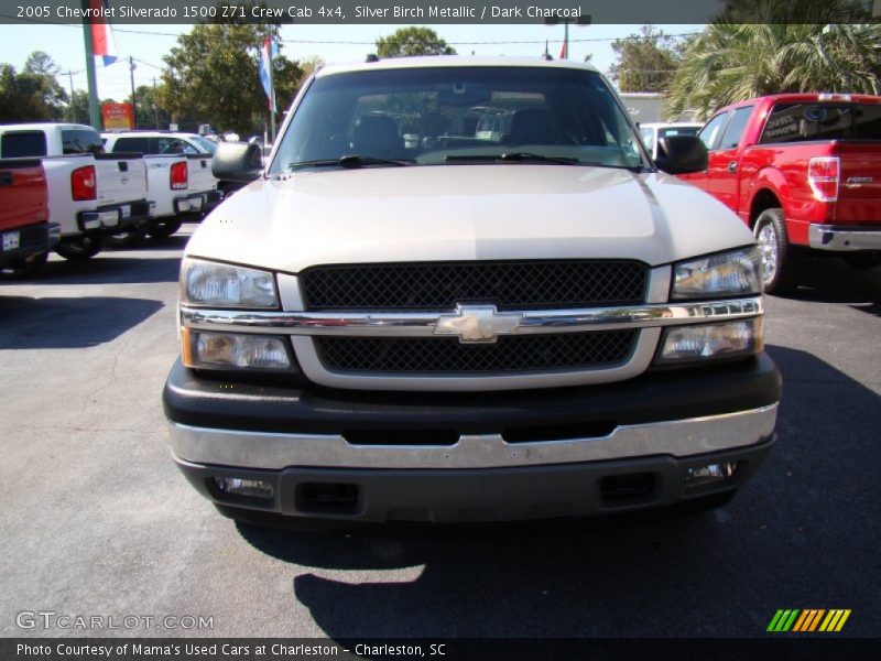 Silver Birch Metallic / Dark Charcoal 2005 Chevrolet Silverado 1500 Z71 Crew Cab 4x4