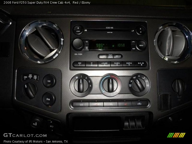 Red / Ebony 2008 Ford F250 Super Duty FX4 Crew Cab 4x4