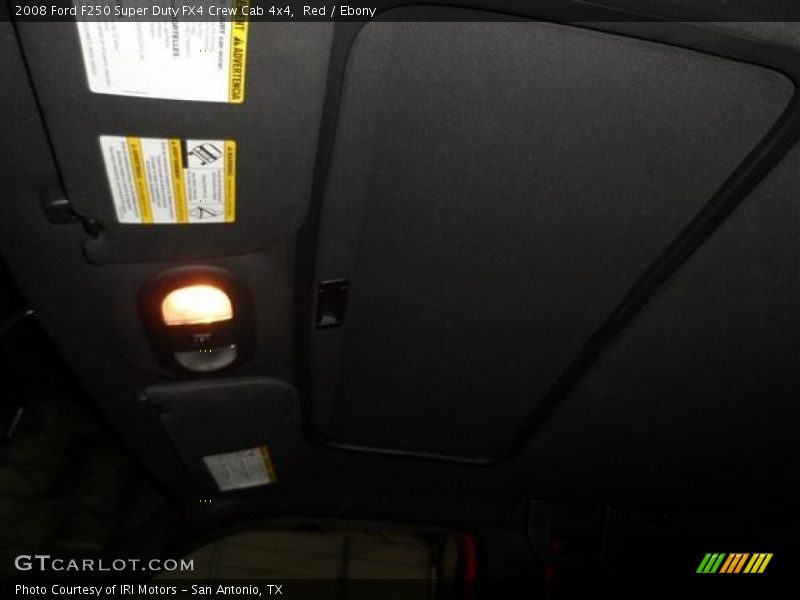 Red / Ebony 2008 Ford F250 Super Duty FX4 Crew Cab 4x4