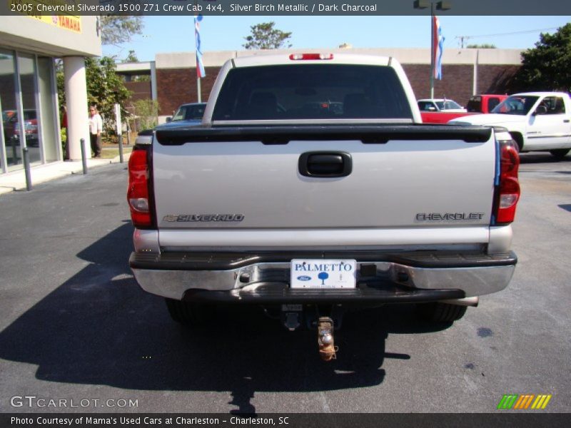 Silver Birch Metallic / Dark Charcoal 2005 Chevrolet Silverado 1500 Z71 Crew Cab 4x4