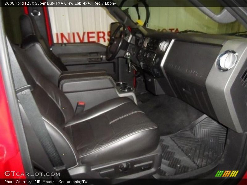 Red / Ebony 2008 Ford F250 Super Duty FX4 Crew Cab 4x4