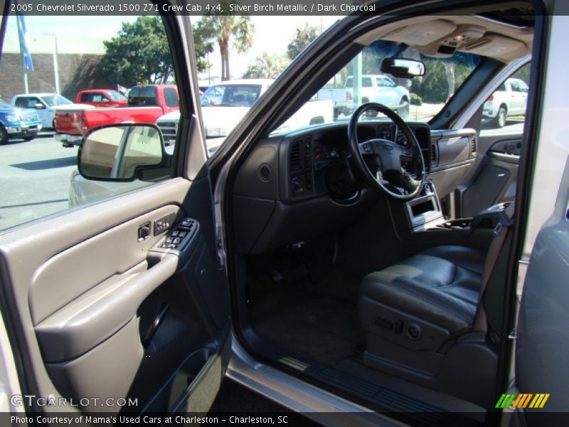 Silver Birch Metallic / Dark Charcoal 2005 Chevrolet Silverado 1500 Z71 Crew Cab 4x4
