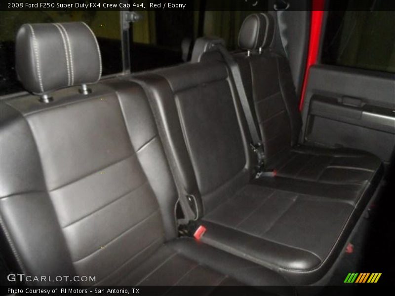 Red / Ebony 2008 Ford F250 Super Duty FX4 Crew Cab 4x4