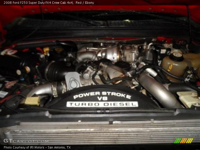 Red / Ebony 2008 Ford F250 Super Duty FX4 Crew Cab 4x4