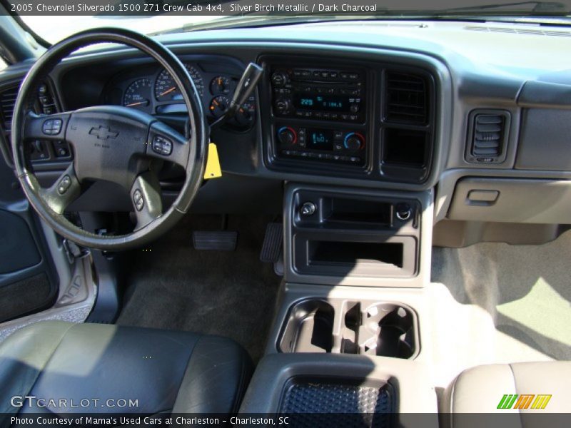 Silver Birch Metallic / Dark Charcoal 2005 Chevrolet Silverado 1500 Z71 Crew Cab 4x4