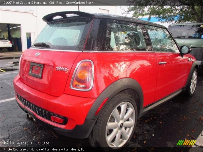 Chili Red / Grey/Carbon Black 2007 Mini Cooper S Hardtop