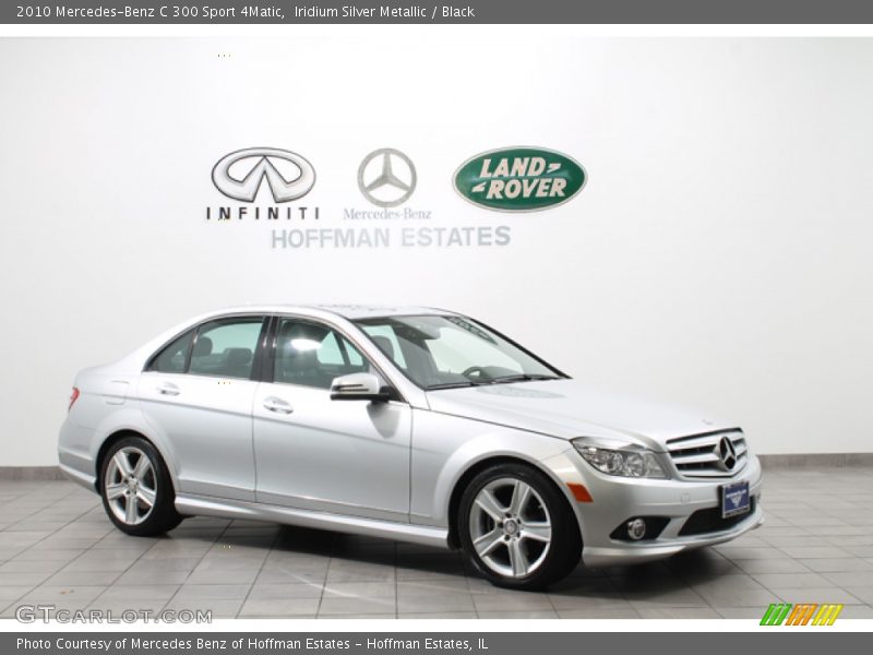 Iridium Silver Metallic / Black 2010 Mercedes-Benz C 300 Sport 4Matic