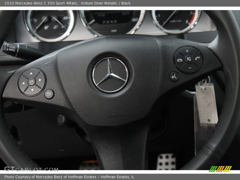 Iridium Silver Metallic / Black 2010 Mercedes-Benz C 300 Sport 4Matic