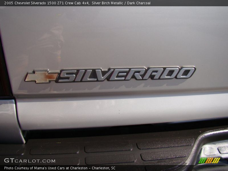 Silver Birch Metallic / Dark Charcoal 2005 Chevrolet Silverado 1500 Z71 Crew Cab 4x4