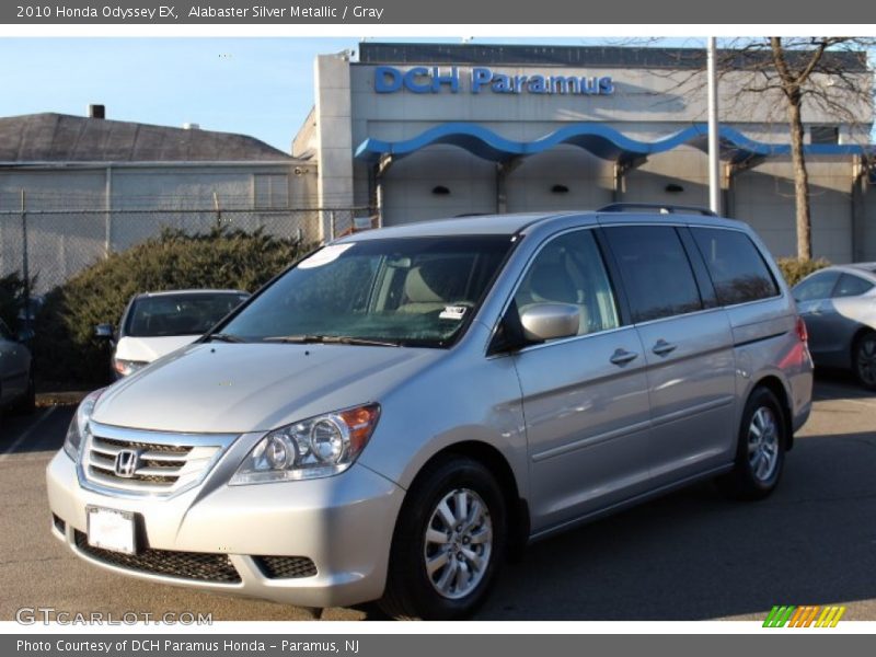 Alabaster Silver Metallic / Gray 2010 Honda Odyssey EX