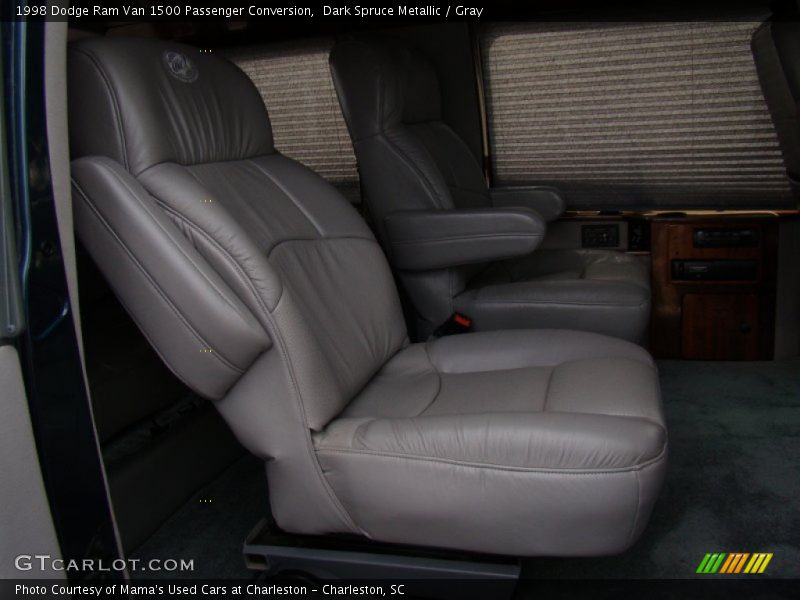 Dark Spruce Metallic / Gray 1998 Dodge Ram Van 1500 Passenger Conversion
