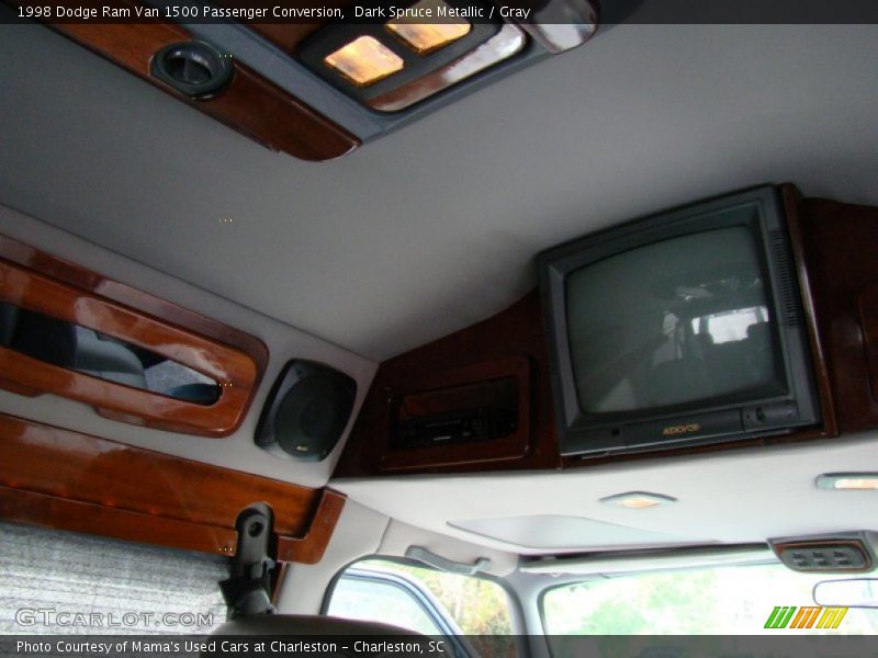 Dark Spruce Metallic / Gray 1998 Dodge Ram Van 1500 Passenger Conversion