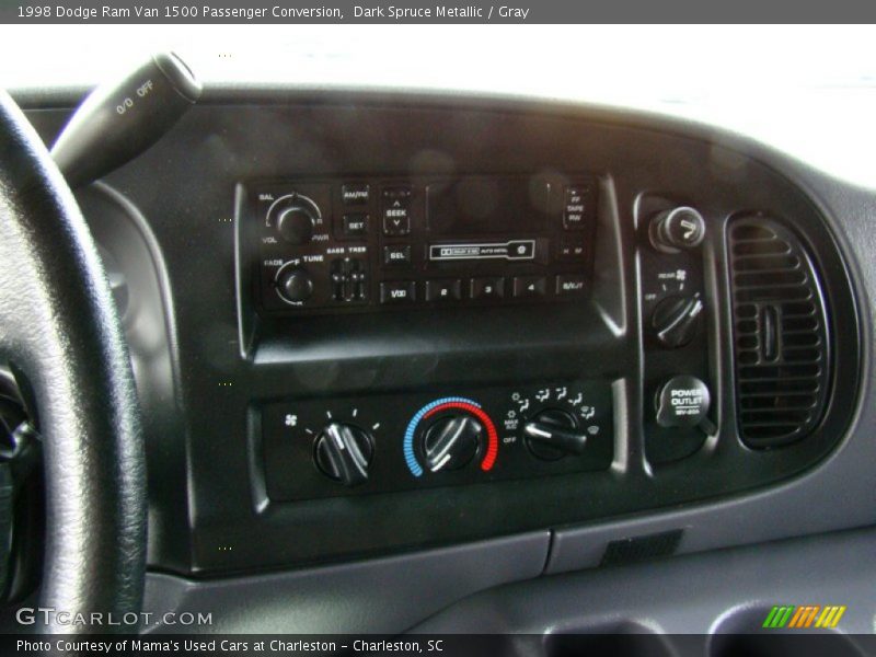 Dark Spruce Metallic / Gray 1998 Dodge Ram Van 1500 Passenger Conversion
