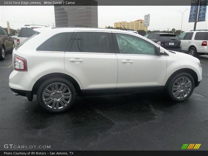 White Suede / Camel 2010 Ford Edge Limited