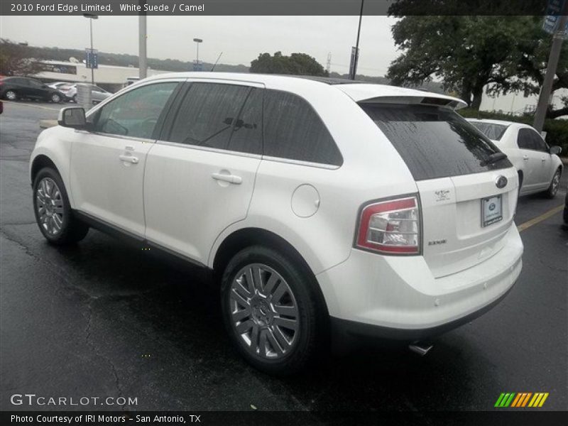 White Suede / Camel 2010 Ford Edge Limited