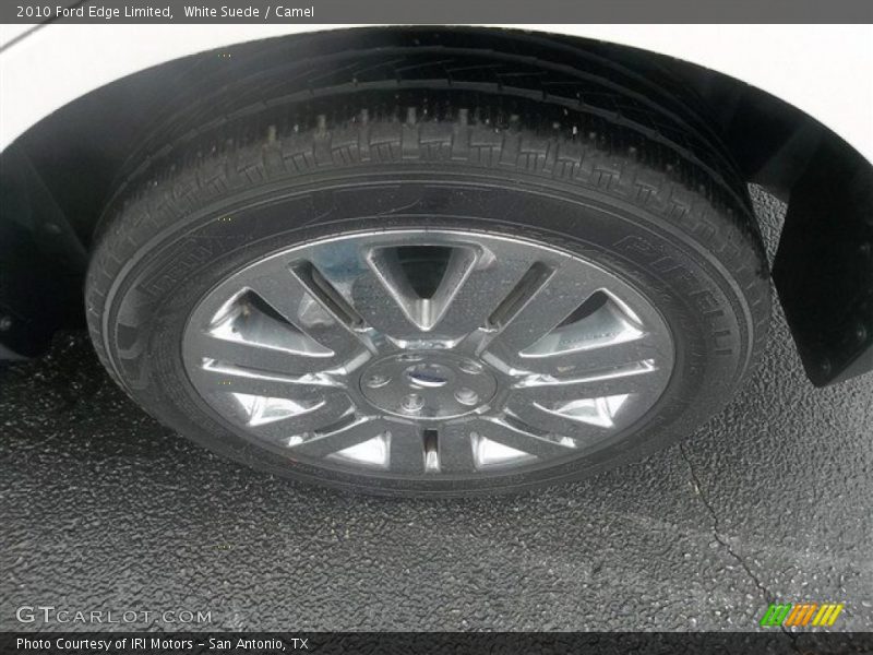 White Suede / Camel 2010 Ford Edge Limited
