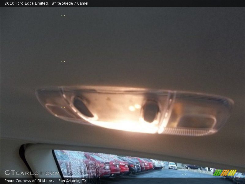 White Suede / Camel 2010 Ford Edge Limited