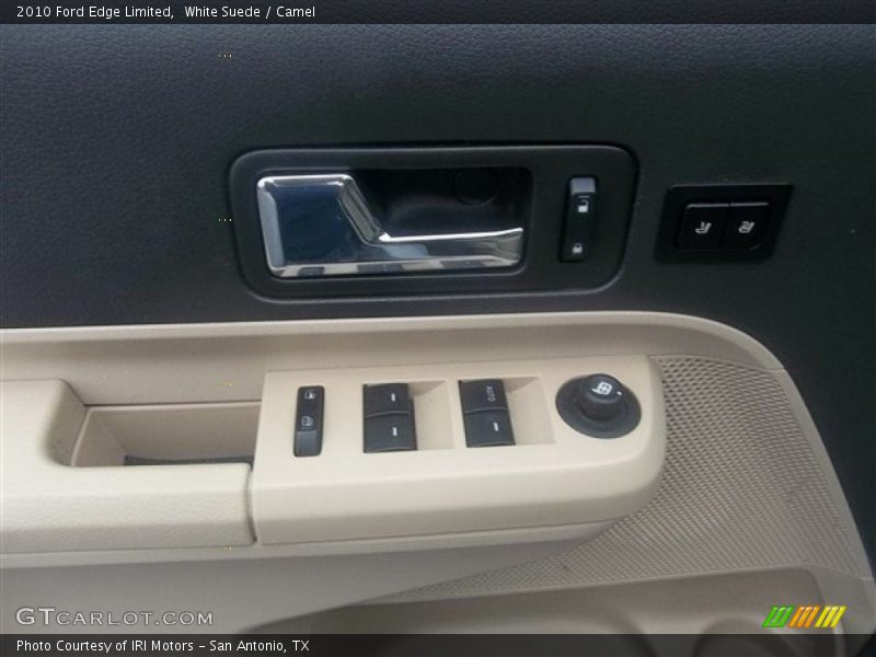 White Suede / Camel 2010 Ford Edge Limited