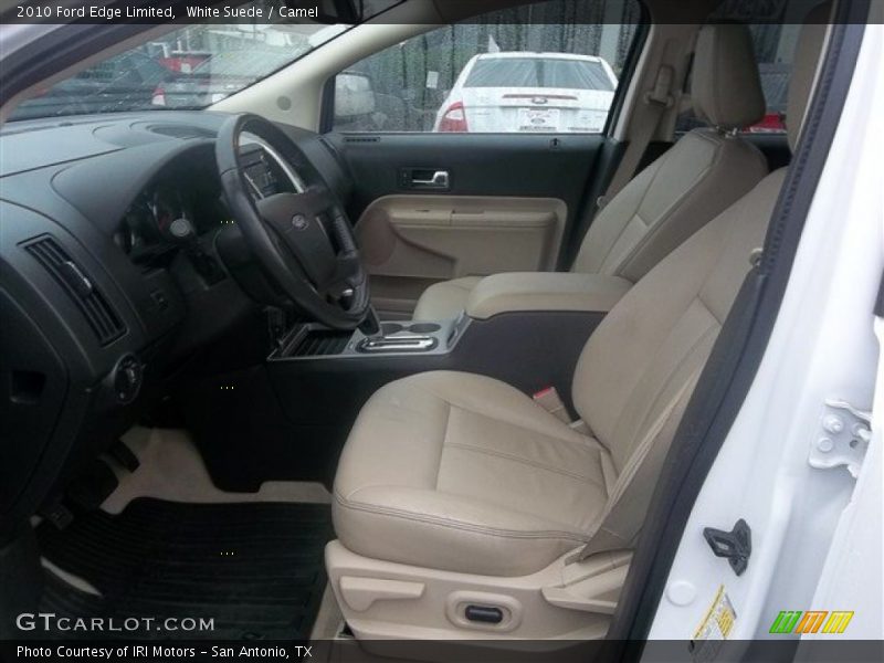 White Suede / Camel 2010 Ford Edge Limited