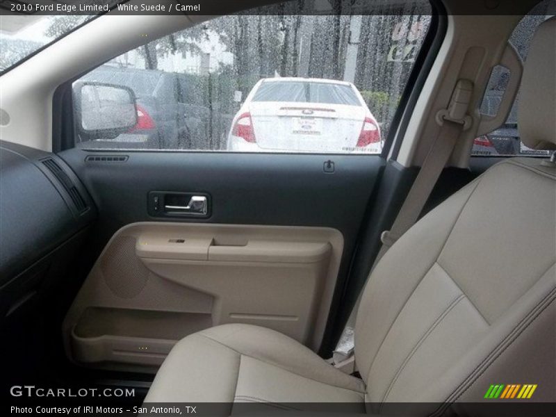 White Suede / Camel 2010 Ford Edge Limited
