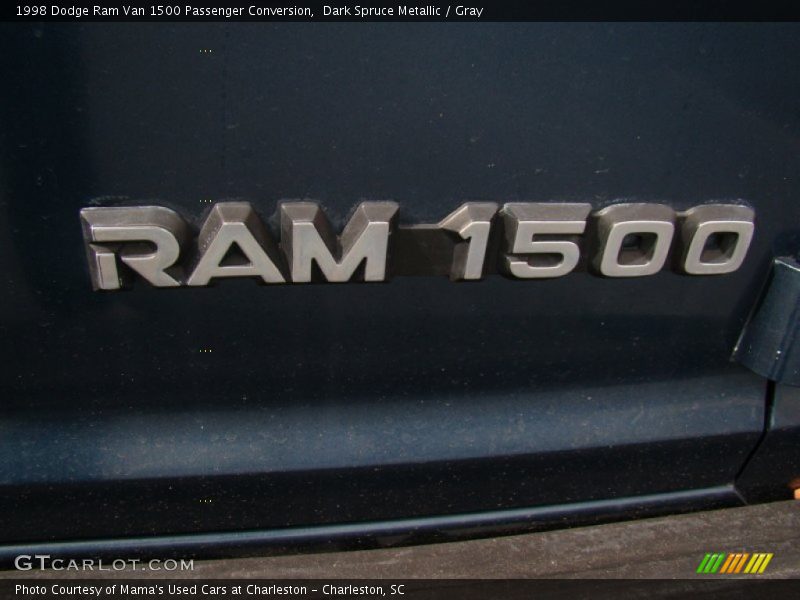 Dark Spruce Metallic / Gray 1998 Dodge Ram Van 1500 Passenger Conversion