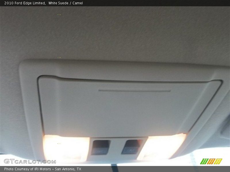 White Suede / Camel 2010 Ford Edge Limited