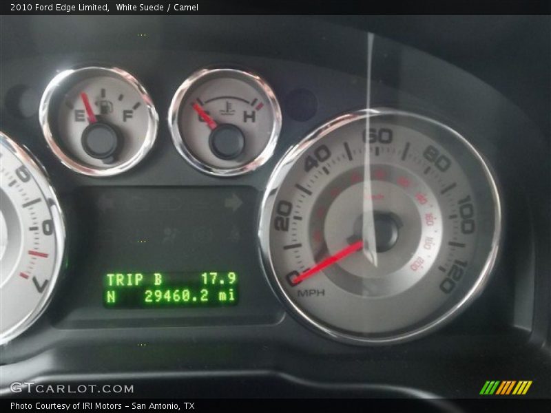White Suede / Camel 2010 Ford Edge Limited