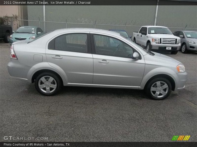 Ice Silver Metallic / Charcoal 2011 Chevrolet Aveo LT Sedan