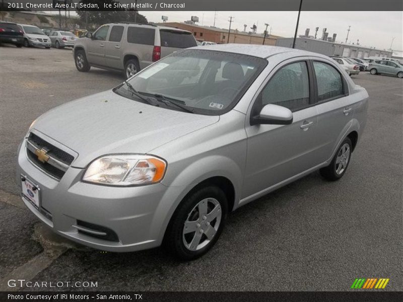 Ice Silver Metallic / Charcoal 2011 Chevrolet Aveo LT Sedan