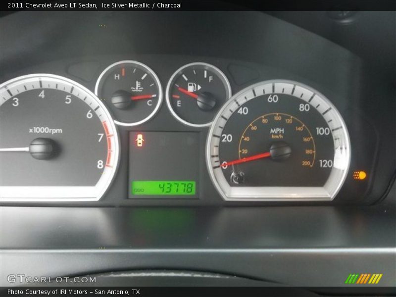 Ice Silver Metallic / Charcoal 2011 Chevrolet Aveo LT Sedan