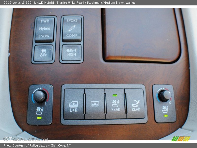 Controls of 2012 LS 600h L AWD Hybrid