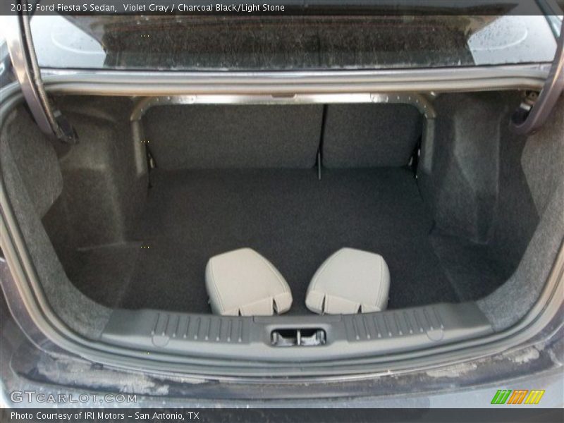 Violet Gray / Charcoal Black/Light Stone 2013 Ford Fiesta S Sedan